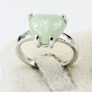 Green Heart Aventurine Ring